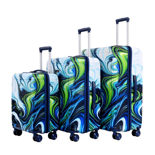 H&O Luxury Prism Printed Luggage